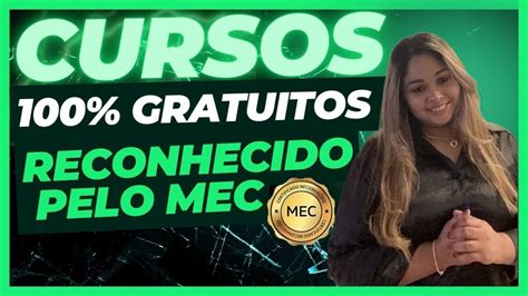 Cursos Online Gratuitos Com Certificado GrÁtis Reconhecido Pelo Mec