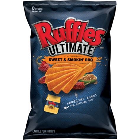 Ruffles Ultimate Sweet & Smokin' BBQ Potato Chips, 7.5 oz - Kroger