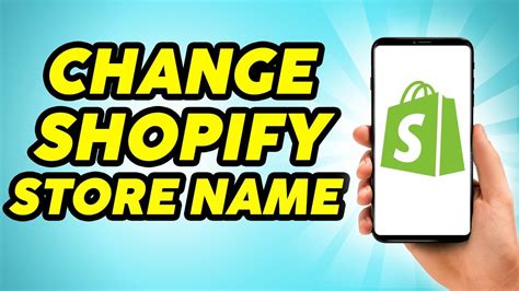 How To Change Shopify Store Name Practically Simple YouTube