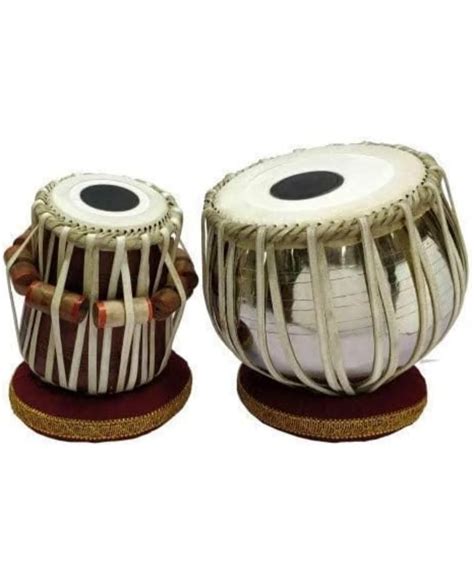 Shrinivasa Enterprises Iron Tabla Drum Set Iron Bayan Sheesham Wood