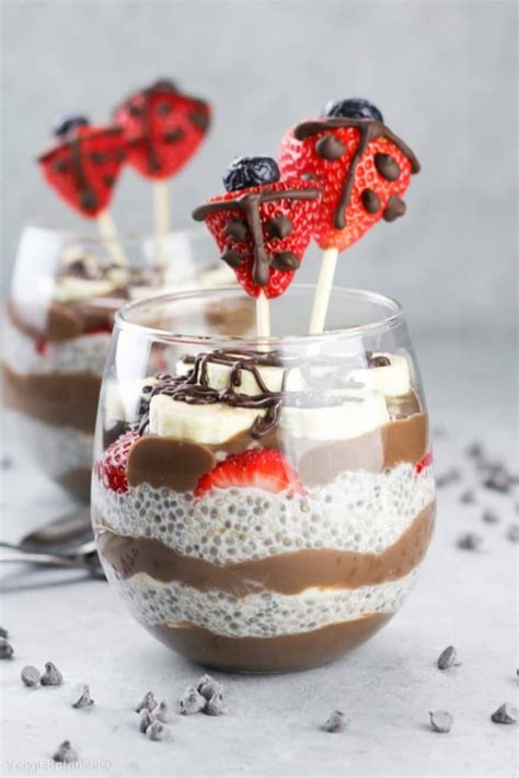 Insanely Good Chocolate Banana Chia Seed Pudding Parfait Recipe