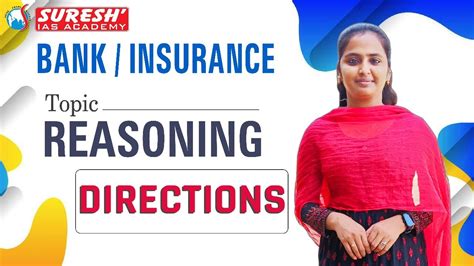 REASONING DIRECTIONS BANK INSURANCE Suresh IAS Academy YouTube