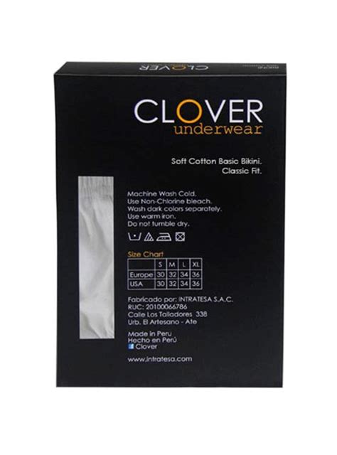 Ripley CALZONCILLO BIKINI CLOVER PARA HOMBRE ALGODÓN BVISIONBL