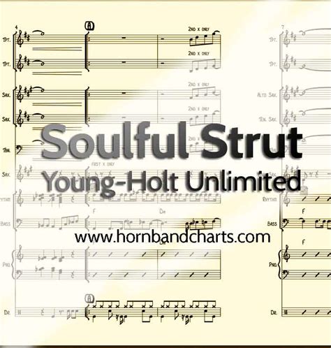 Soulful Strut Horn Chart PDF - Horn Band Charts