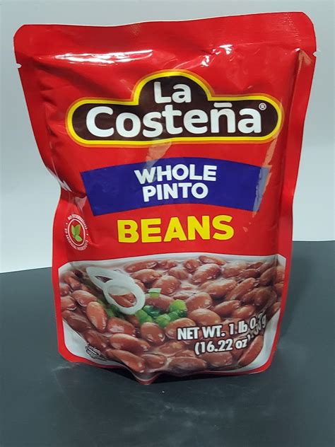 La Costena Whole Pinto Beans Pouch 81622 Oz