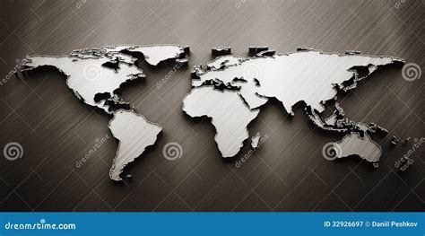 Mapa Do Mundo Em 3d