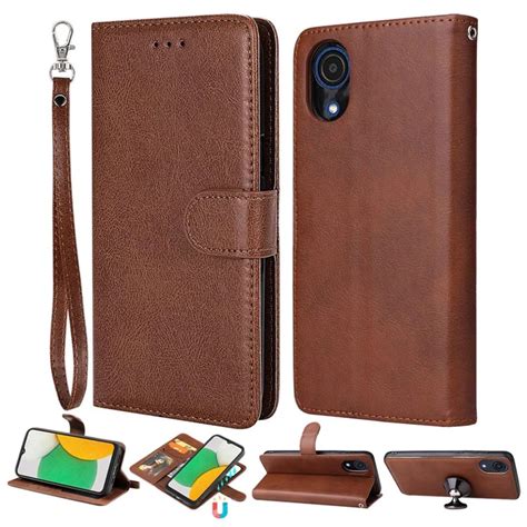 Wholesale For Samsung Galaxy A03 Core Kt Leather Series 3 Anti Wear Solid Color Pu Leather Phone