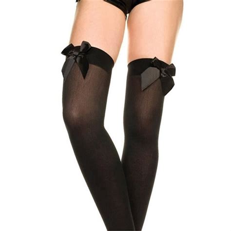 Lingerie Sexy Bas Longs Sexy En Dentelle Pour Femmes Bretelles En Silicone Antid Rapantes