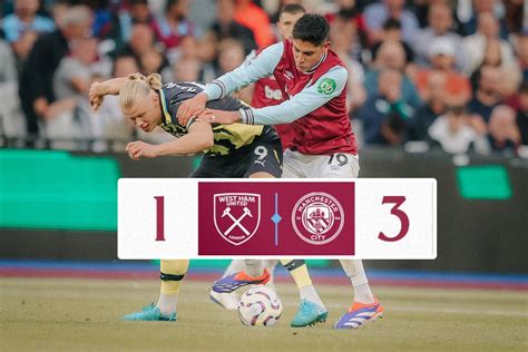 Premier League Resultado West Ham Vs Manchester City Haaland