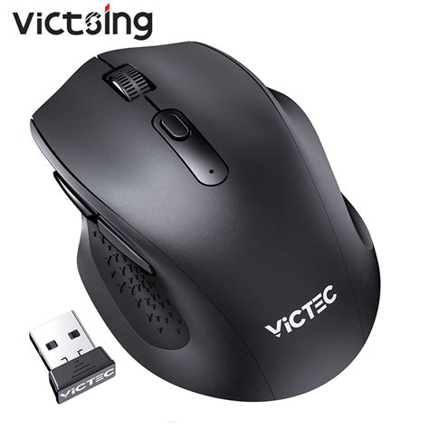 Victsing Victec 24g Wireless Mouse Ergonomic Noiseless Power Saving