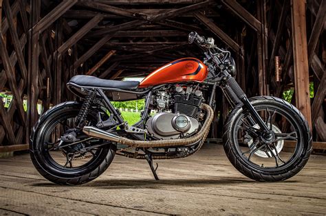 HERE COMES THE SUN Mecano Motorshops 83 Suzuki GS450T Brat Scrambler