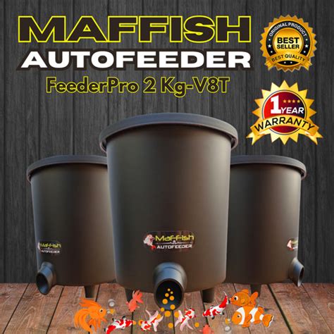 Jual Maffish Autofeeder Alat Pemberi Makan Pakan Ikan Hewan Otomatis