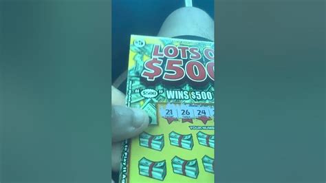 Lots Of 500s Scratch Off Ticket Youtube