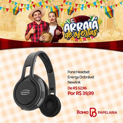 N O Perca Nosso Arrai De Ofertas Fone Headset Newlink Por