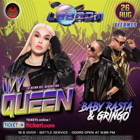 Ivy Queen La Reina Del Reggaeton Y Baby Rasta Gringo En Concierto