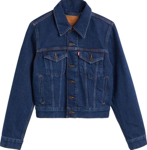 Джинсовая куртка Levis Women Shrunken Trucker Jacket (A0803-0000 ...