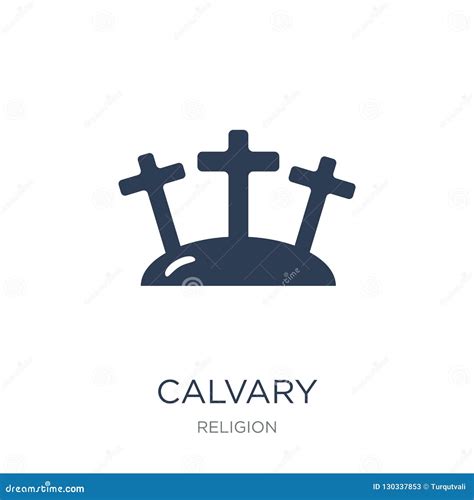 Calvary Icon Trendy Flat Vector Calvary Icon On White Background From