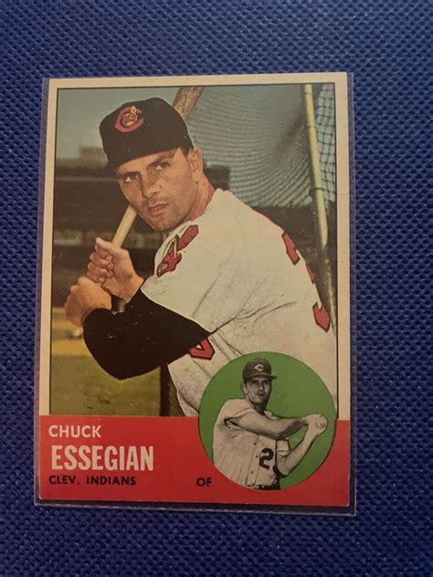 1963 Topps 103 CHUCK ESSEGIAN EBay