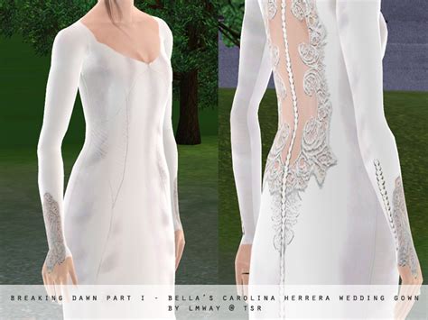 The Sims Resource Breaking Dawn Part I Bella Swans Wedding Gown