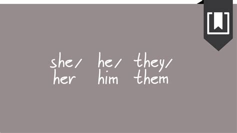 Quick Guide To Gender Pronouns