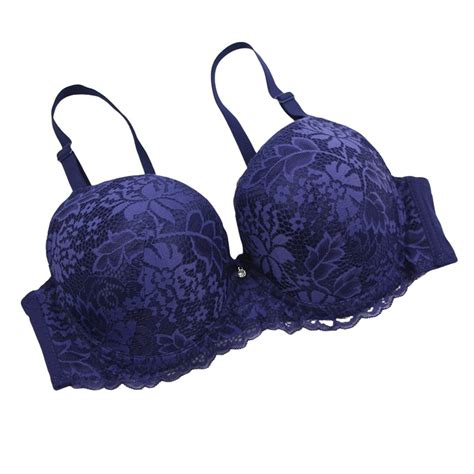 Zhenhong Full Lace Fashion Lingerie Large Size Bra Removable Double Shoulder Straps Back Double