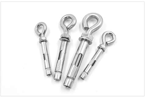 M6 M12 Stainless Steel 304 Closed Eye Hook Bolt Expansion Anchors