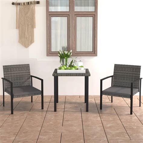 Tlg Garten Essgruppe Poly Rattan Grau Weddig