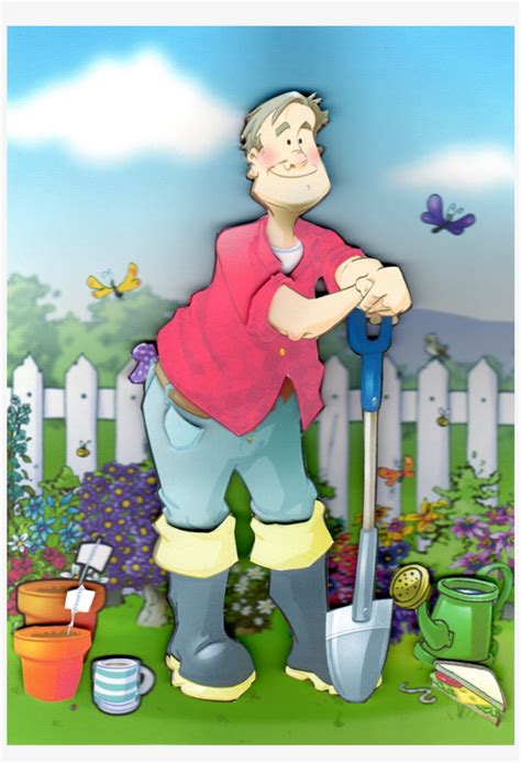 Free Clipart Gardener Cartoon Fasci Garden