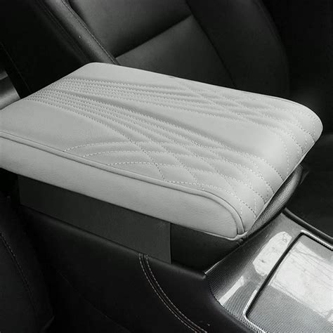 Amazon Dewkou Pack Car Armrest Box Pad Memory Foam Leather Car