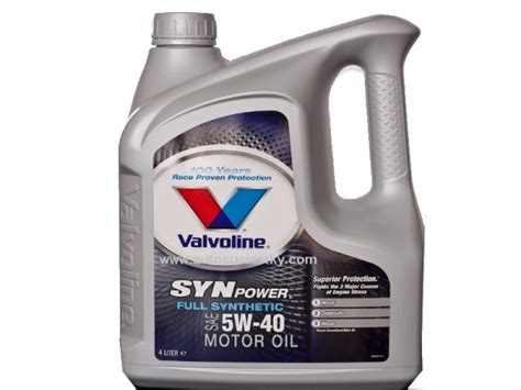 VALVOLINE Synpower 5W-40 4L - AUTORELAX