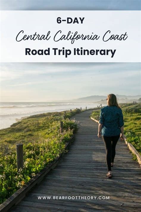 6 Day California Central Coast Road Trip Itinerary Bearfoot Theory