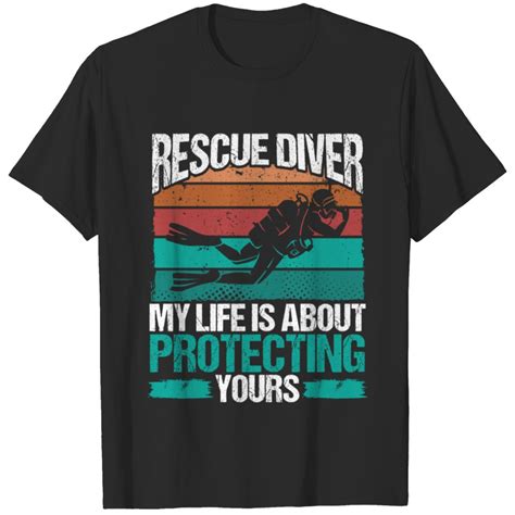 Rescue Diver First Aid Scuba Diving Rescue T-shirt sold by Eric Smith ...