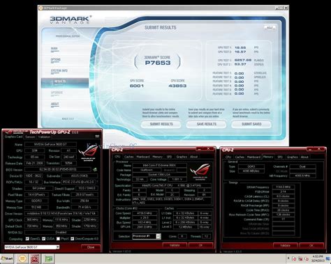 Kelvinchenoc`s 3dmark Vantage Performance Score 7653 Marks With A