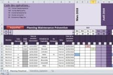 Fichier Maintenance Excel