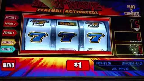 Wms Heatwave Slot Machine Reels Bet Free Spin Feature Youtube