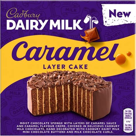 Cadbury Dairy Milk Caramel Layer Cake Uk Grocery