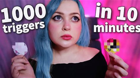 Asmr 1000 Triggers In 10 Minutes Youtube