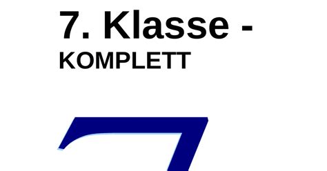 Zusammenfassung 7. Klasse - Komplett - 7. Klasse - Zusammenfassungen ...