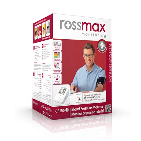 Rossmax Tensiometre Electronique A Brassard Adaptateur Cf155