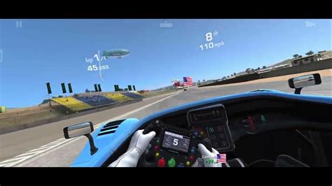 Racing Around Weathertech Raceway Laguna Seca With The Light Blue