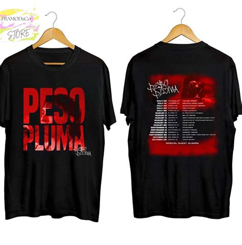 Peso Pluma Music Shirt Peso Pluma Doble P Tour 2023 Shirt Peso Pluma Fan Shirt Sold By