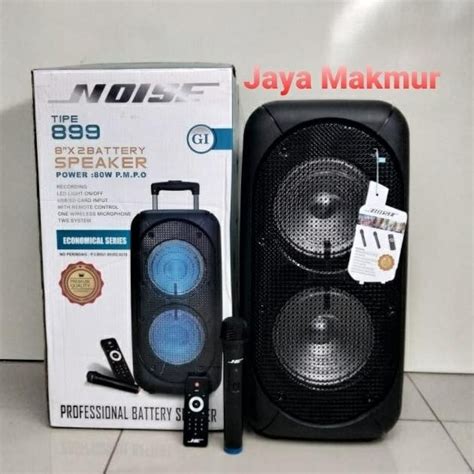 Jual Speaker Portable Wireless Noise 899 GI Battery 8x2 Inch Original