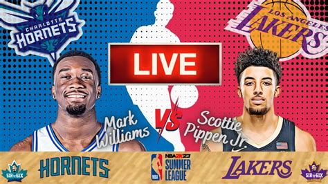 Nba Summer League Charlotte Hornets Vs Los Angeles Lakers Live Nba Reactions And Play By