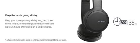 Sony WH-CH510 Wireless On-Ear Headphones, Black (WHCH510/B) : Amazon.ca ...