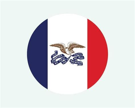 Iowa State Flag Vector Art, Icons, and Graphics for Free Download