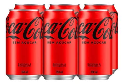 Refrigerante Coca Cola Zero Lata Ml Pack Uni