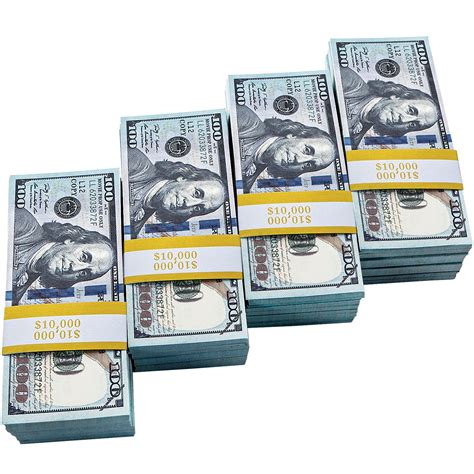 Buy Muvopct Movie Prop Money Full Print Sided Pcs Dollar