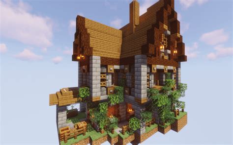 how do I improve my floating house : r/Minecraftbuilds