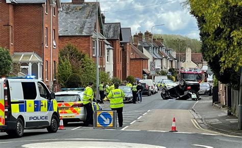 Driver Taken To Hospital After Car Overturns In Two Vehicle Crash In Wilton