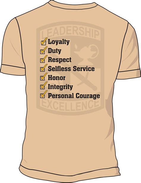 ROTC Leadership T Shirt 4024 US Military